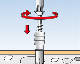 Fischer deurstop TS 8 montage - Doe het zelf, Dhz-proshop